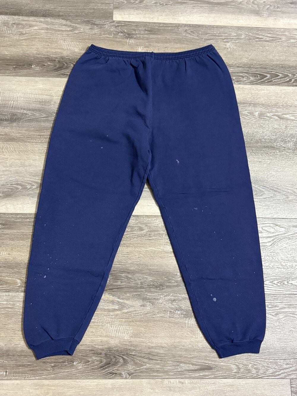 Vintage Hanes Her Way Navy Tapered Sweatpants Retro Casual Y2K - Women’s XL